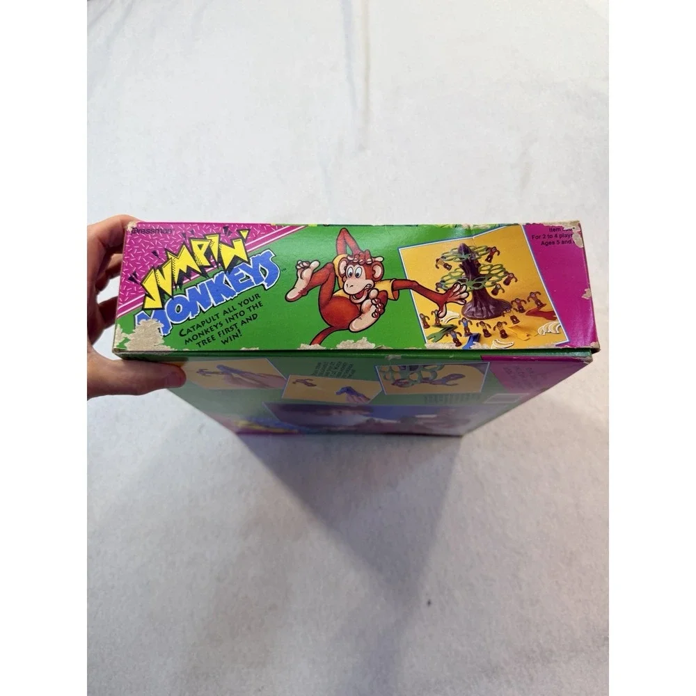 Vintage Pressman Jumpin' Monkeys Skill Action Game Kids Toy Retro 90's READ